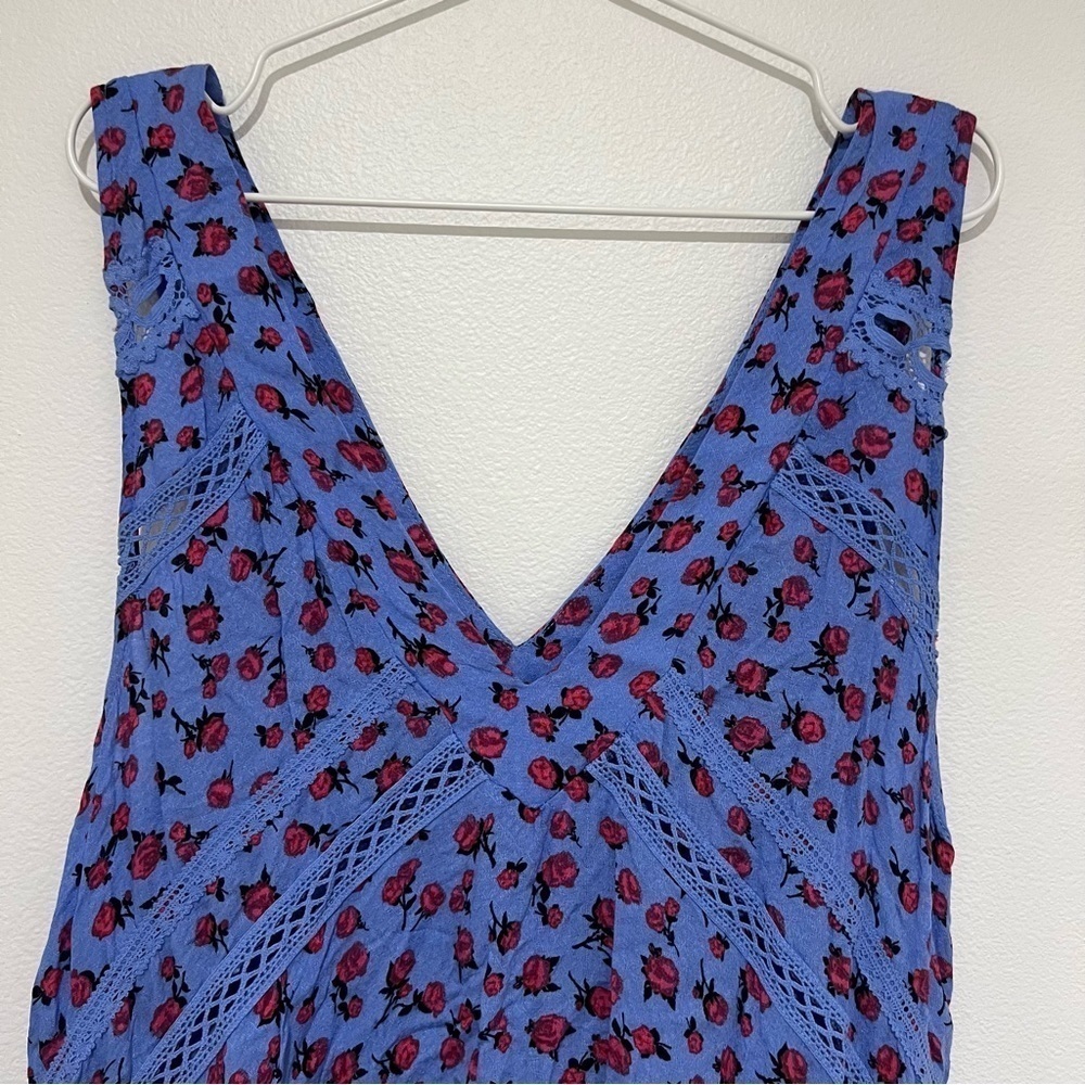 Intimately Free People Red and Blue Floral Dress - Picture 3 of 4